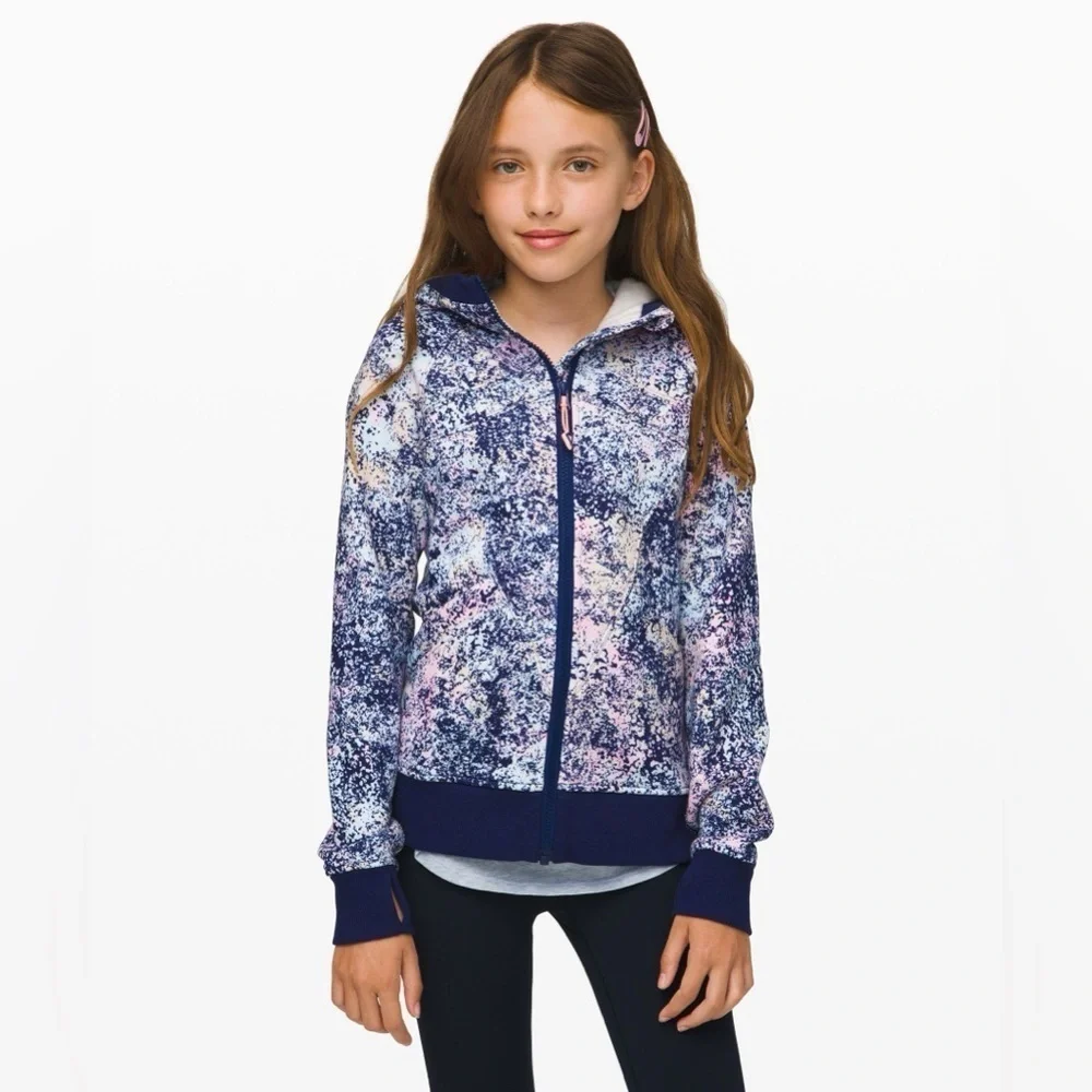 Ivivva Good in The Hood Scuba Hoodie Navy Speckle 14